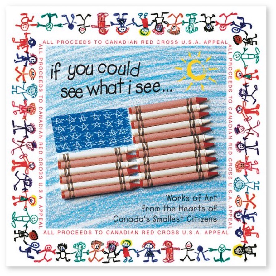 Book Cover "If you Could see What I see" by Tina Powell. Fundraiser for Red Cross